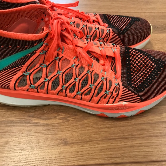 Nike Train Ultrafast Flyknit Mango Training Running Shoe size 11.5 - Picture 5 of 11